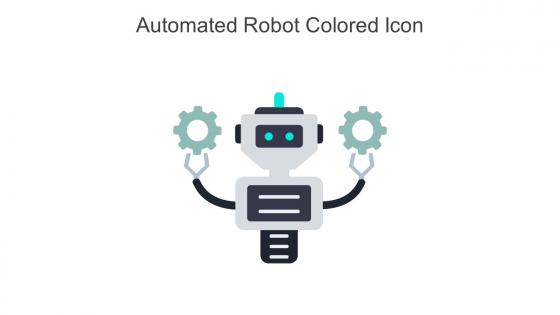 Automated Robot Colored Icon In Powerpoint Pptx Png And Editable Eps Format