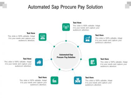 Automated sap procure pay solution ppt powerpoint presentation infographics topics cpb