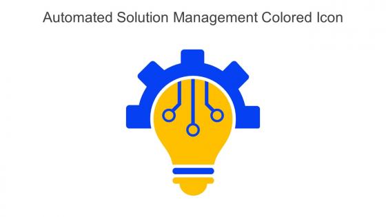 Automated Solution Management Colored Icon In Powerpoint Pptx Png And Editable Eps Format