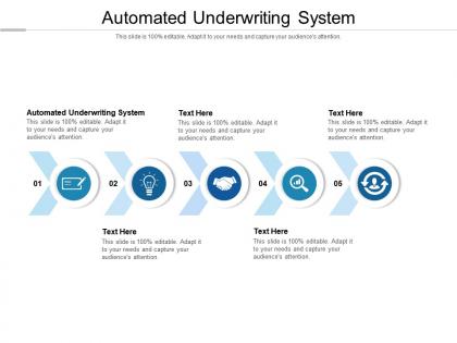 Automated underwriting system ppt powerpoint presentation file design ideas cpb