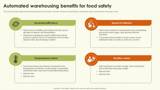 Automated Warehousing Benefits For Food Safety