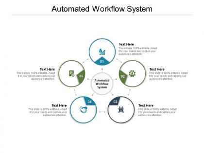 Automated workflow system ppt powerpoint presentation visual aids backgrounds cpb