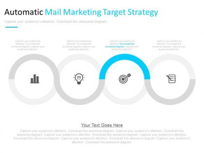 Automatic email marketing target strategy and analysis powerpoint slides