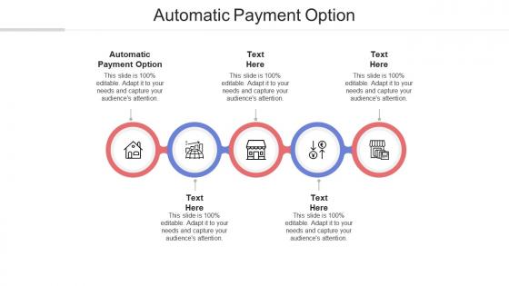 Automatic payment option ppt powerpoint presentation portfolio inspiration cpb
