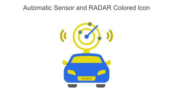 Automatic Sensor And RADAR Colored Icon In Powerpoint Pptx Png And Editable Eps Format