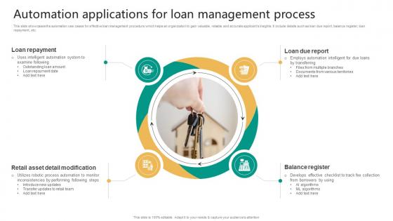 Automation Applications For Loan Management Process
