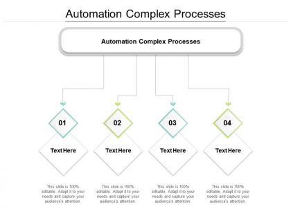 Automation complex processes ppt powerpoint presentation file design inspiration cpb