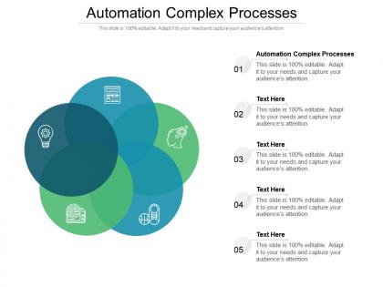 Automation complex processes ppt powerpoint presentation outline examples cpb