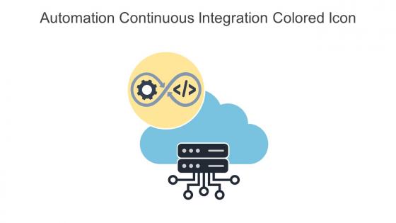 Automation Continuous Integration Colored Icon In Powerpoint Pptx Png And Editable Eps Format