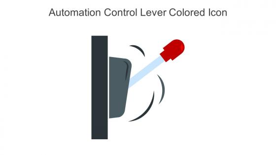 Automation Control Lever Colored Icon In Powerpoint Pptx Png And Editable Eps Format