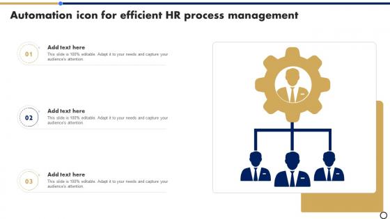 Automation Icon For Efficient HR Process Management