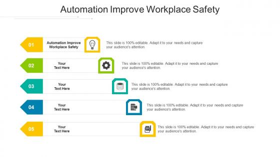 Automation Improve Workplace Safety Ppt Powerpoint Presentation Ideas Microsoft Cpb