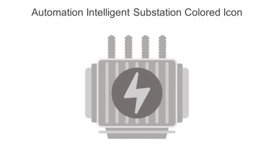 Automation Intelligent Substation Colored Icon In Powerpoint Pptx Png And Editable Eps Format