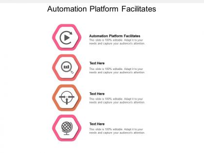 Automation platform facilitates ppt powerpoint presentation images cpb