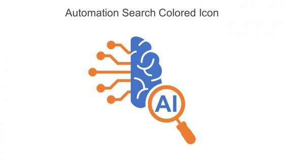 Automation Search Colored Icon In Powerpoint Pptx Png And Editable Eps Format