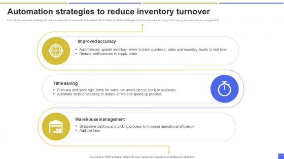 Automation Strategies To Reduce Inventory Turnover