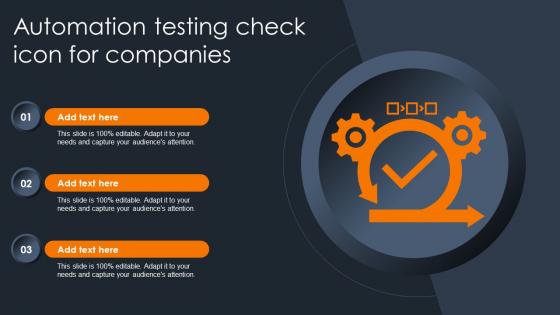 Automation Testing Check Icon For Companies