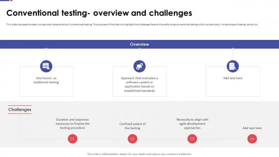 Automation Testing For Quality Assurance Conventional Testing Overview And Challenges