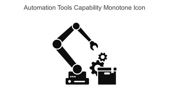 Automation Tools Capability Monotone Icon In Powerpoint Pptx Png And Editable Eps Format