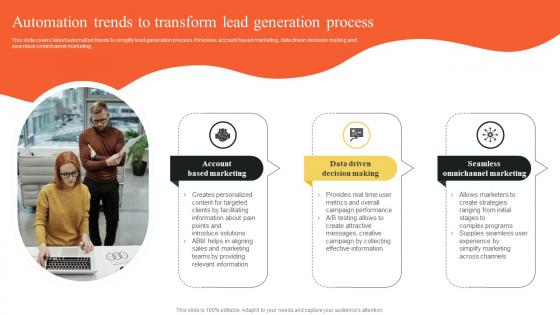 Automation Trends To Transform Lead Generation Process Implementing Outbound MKT SS