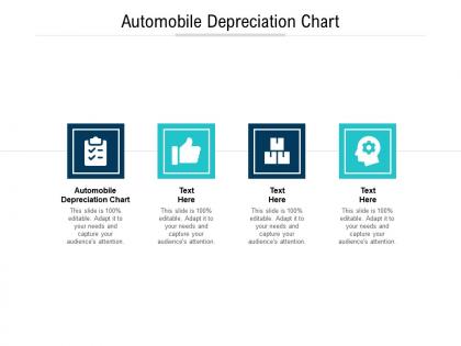 Automobile depreciation chart ppt powerpoint presentation slides tips cpb