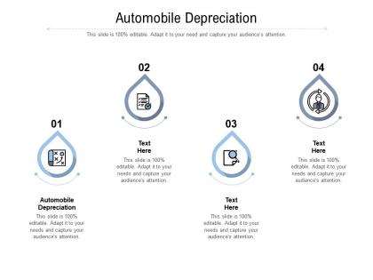 Automobile depreciation ppt powerpoint presentation model outline cpb