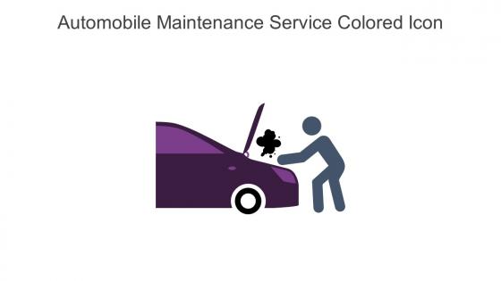 Automobile Maintenance Service Colored Icon In Powerpoint Pptx Png And Editable Eps Format