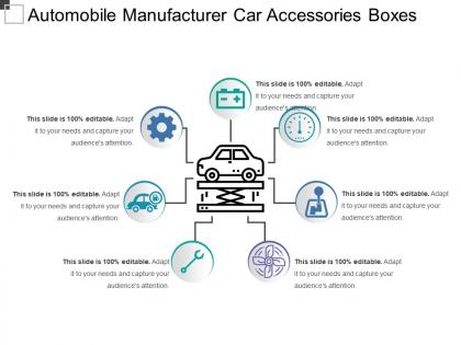 Automobile manufacturer car accessories boxes