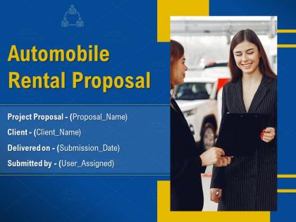 Automobile rental proposal powerpoint presentation slides