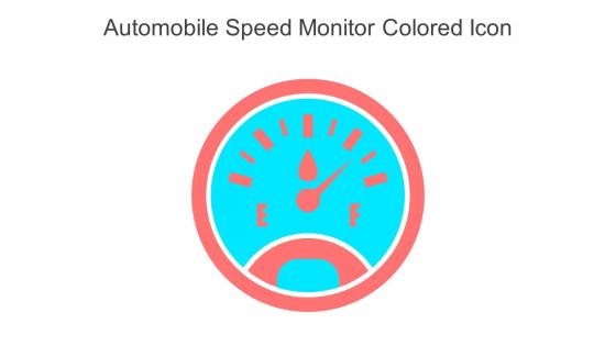 Automobile Speed Monitor Colored Icon In Powerpoint Pptx Png And Editable Eps Format