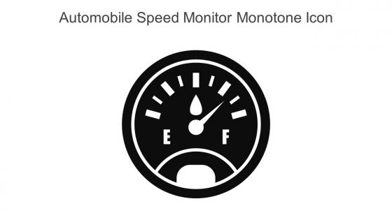 Automobile Speed Monitor Monotone Icon In Powerpoint Pptx Png And Editable Eps Format