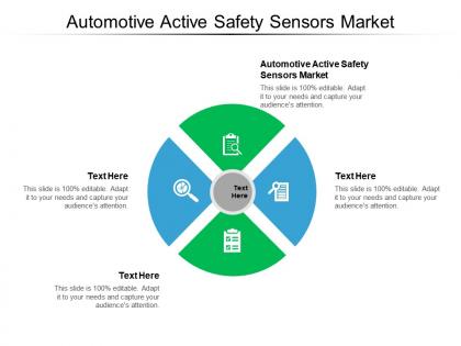Automotive active safety sensors market ppt powerpoint presentation model example introduction cpb
