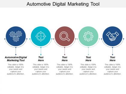 Automotive digital marketing tool ppt powerpoint presentation file background designs cpb