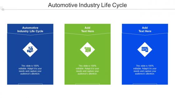 Automotive Industry Life Cycle Ppt Powerpoint Presentation Examples Cpb