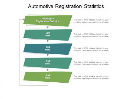 Automotive registration statistics ppt powerpoint presentation visual aids slides cpb