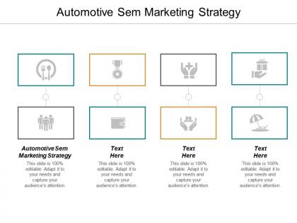 Automotive sem marketing strategy ppt powerpoint presentation icon design templates cpb
