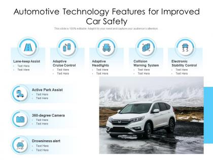 Automotive technology features for improved car safety