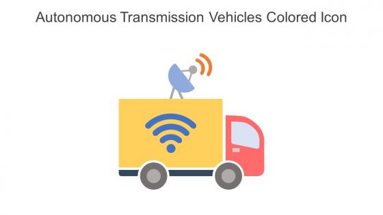 Autonomous Transmission Vehicles Colored Icon In Powerpoint Pptx Png And Editable Eps Format