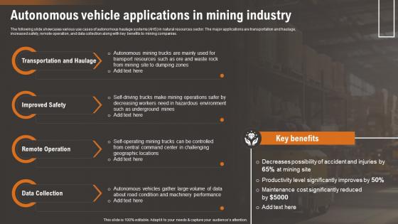 Autonomous Vehicle Applications In Mining How IoT Technology Is Transforming IoT SS