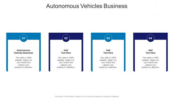 Autonomous Vehicles Business In Powerpoint And Google Slides Cpb