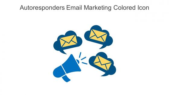 Autoresponders Email Marketing Colored Icon In Powerpoint Pptx Png And Editable Eps Format
