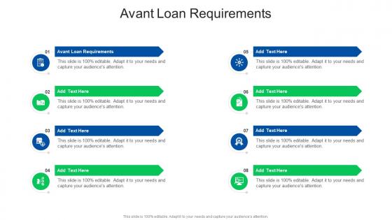 Avant Loan Requirements In Powerpoint And Google Slides Cpb