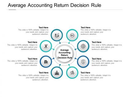 Average accounting return decision rule ppt powerpoint presentation summary cpb