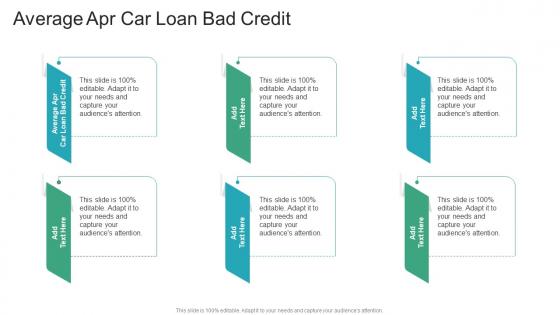 Average Apr Car Loan Bad Credit In Powerpoint And Google Slides Cpb