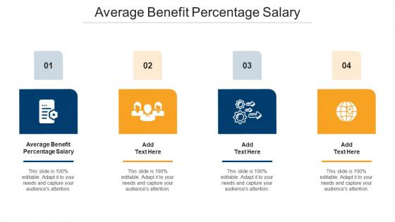 Average Benefit Percentage Salary Ppt Powerpoint Presentation Gallery Guide Cpb