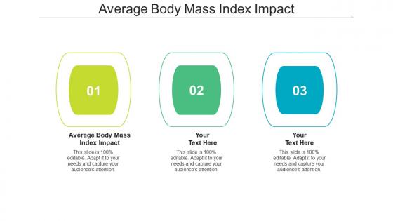 Average body mass index impact ppt powerpoint presentation model clipart cpb
