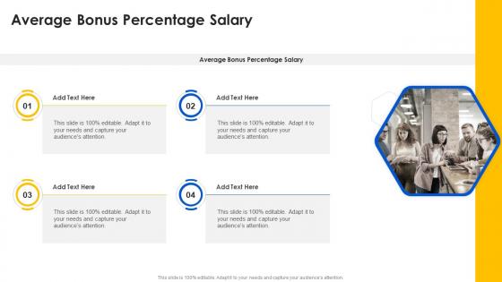 Average Bonus Percentage Salary In Powerpoint And Google Slides Cpb