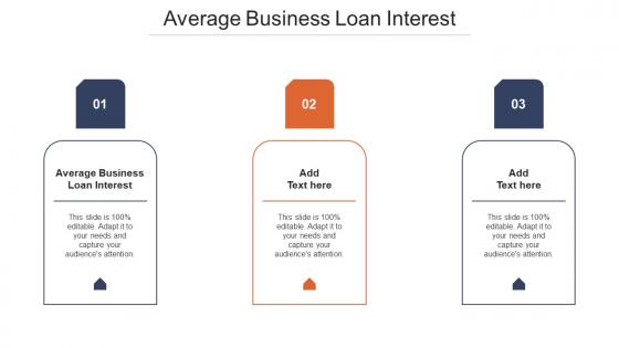 Average Business Loan Interest Ppt Powerpoint Presentation Summary Cpb