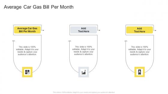 Average Car Gas Bill Per Month In Powerpoint And Google Slides Cpb
