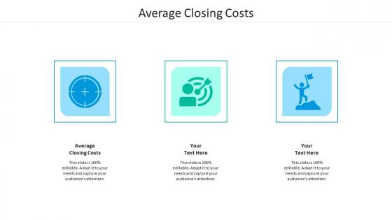 Average closing costs ppt powerpoint presentation icon guidelines cpb